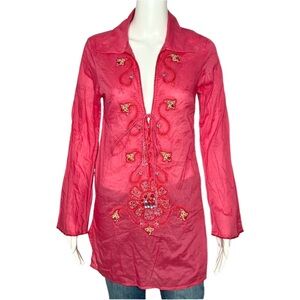 NWT Melissa OdaBash embellished cover-up luxury swim‎ wear size S